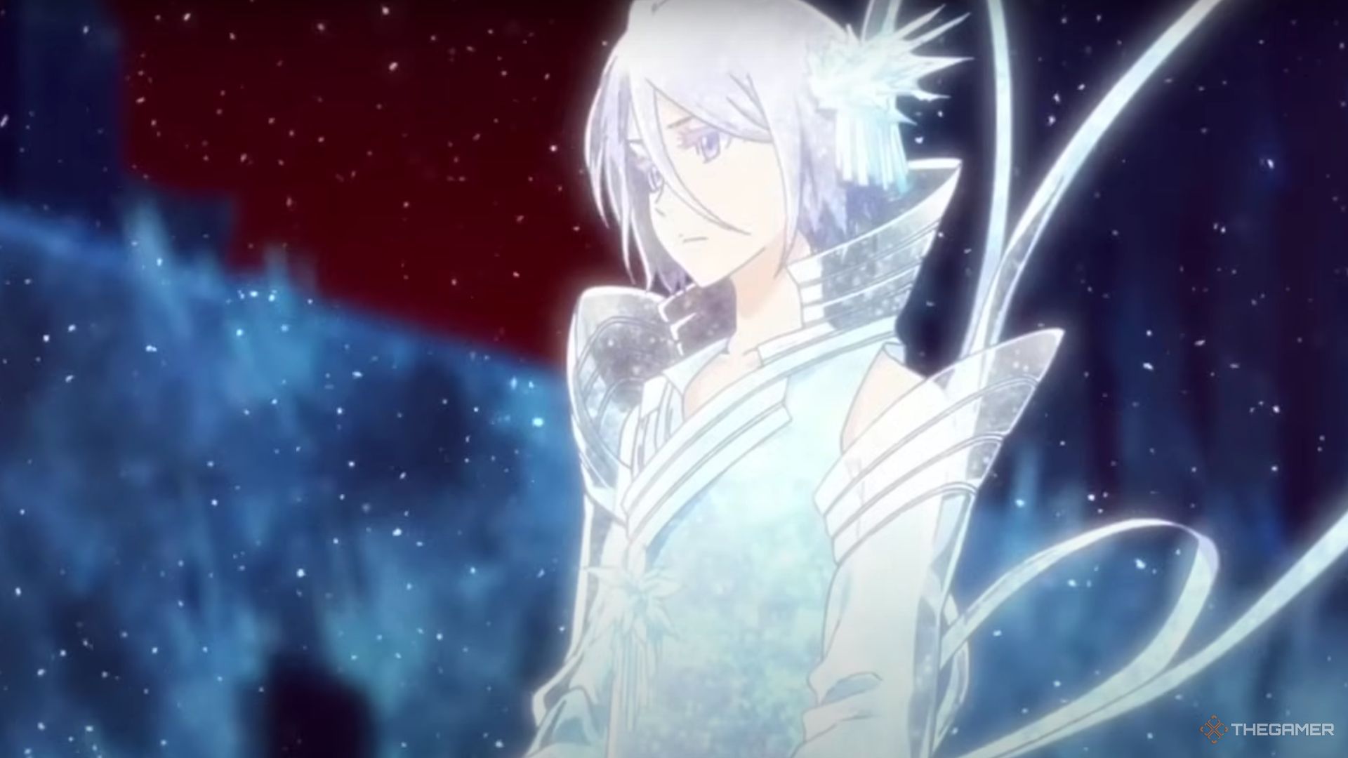 Rukia is in her Bankai form in Bleach.