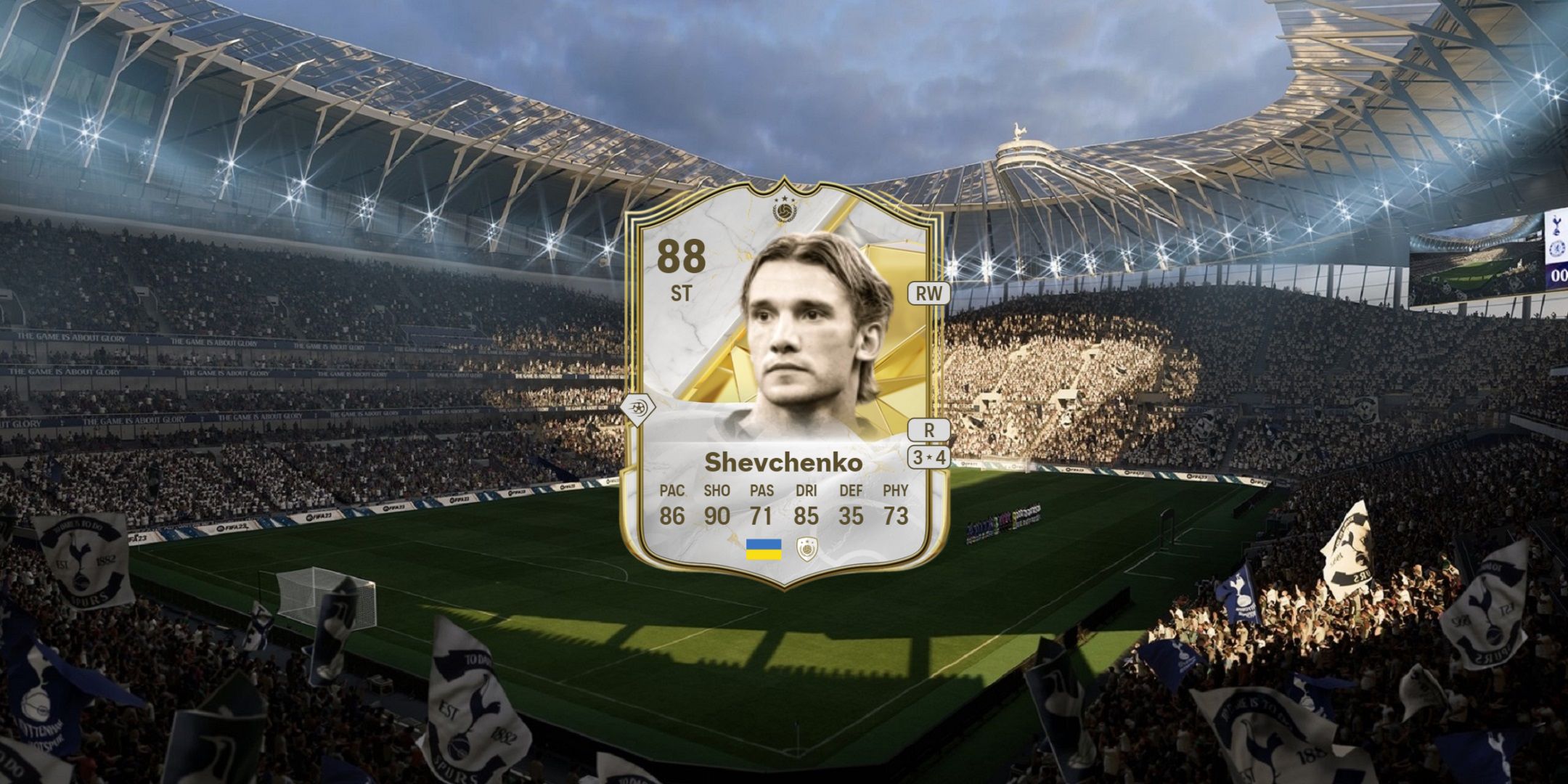 Shevchenko's card in EA Sports FC 25.