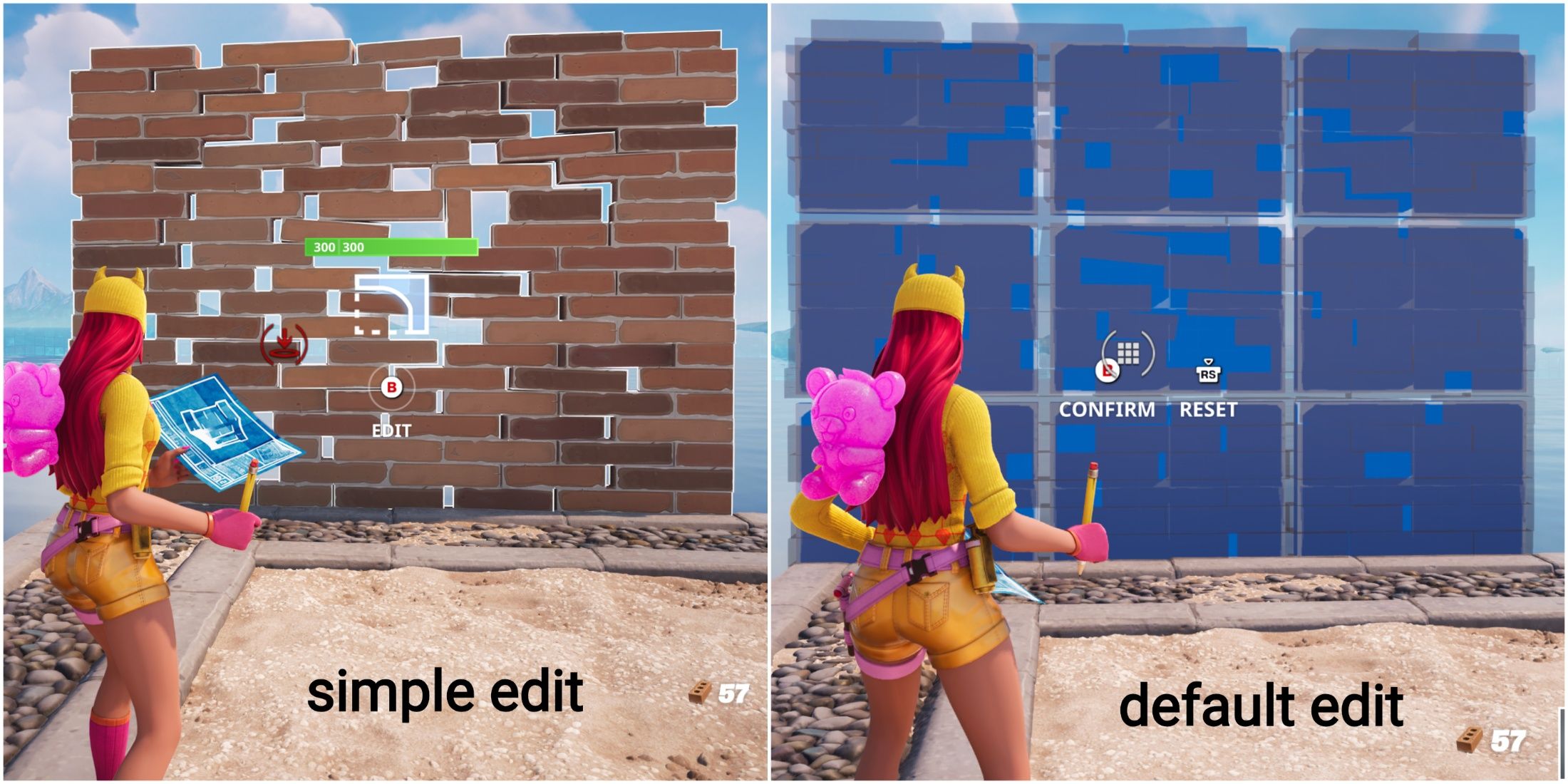 simple edit options fortnite
