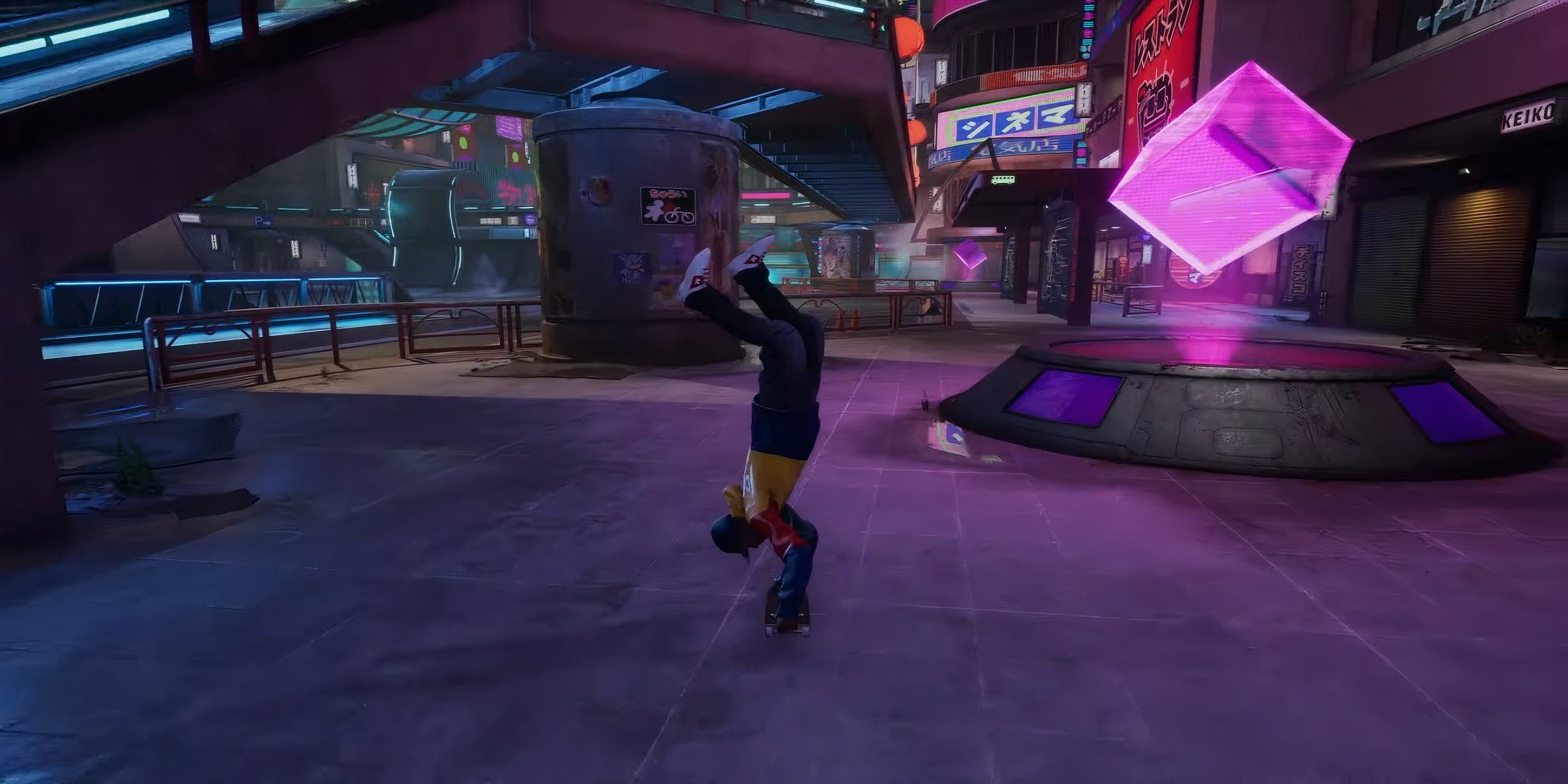 skater doing handstand in tony hawk's pro skater 3 4. 