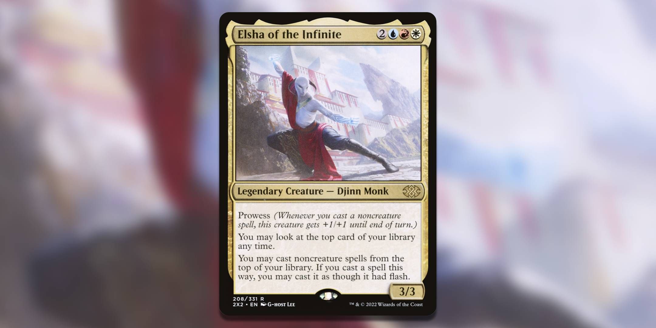 The Magic The Gathering card Elsha of the Infinite by Ghost Lee.