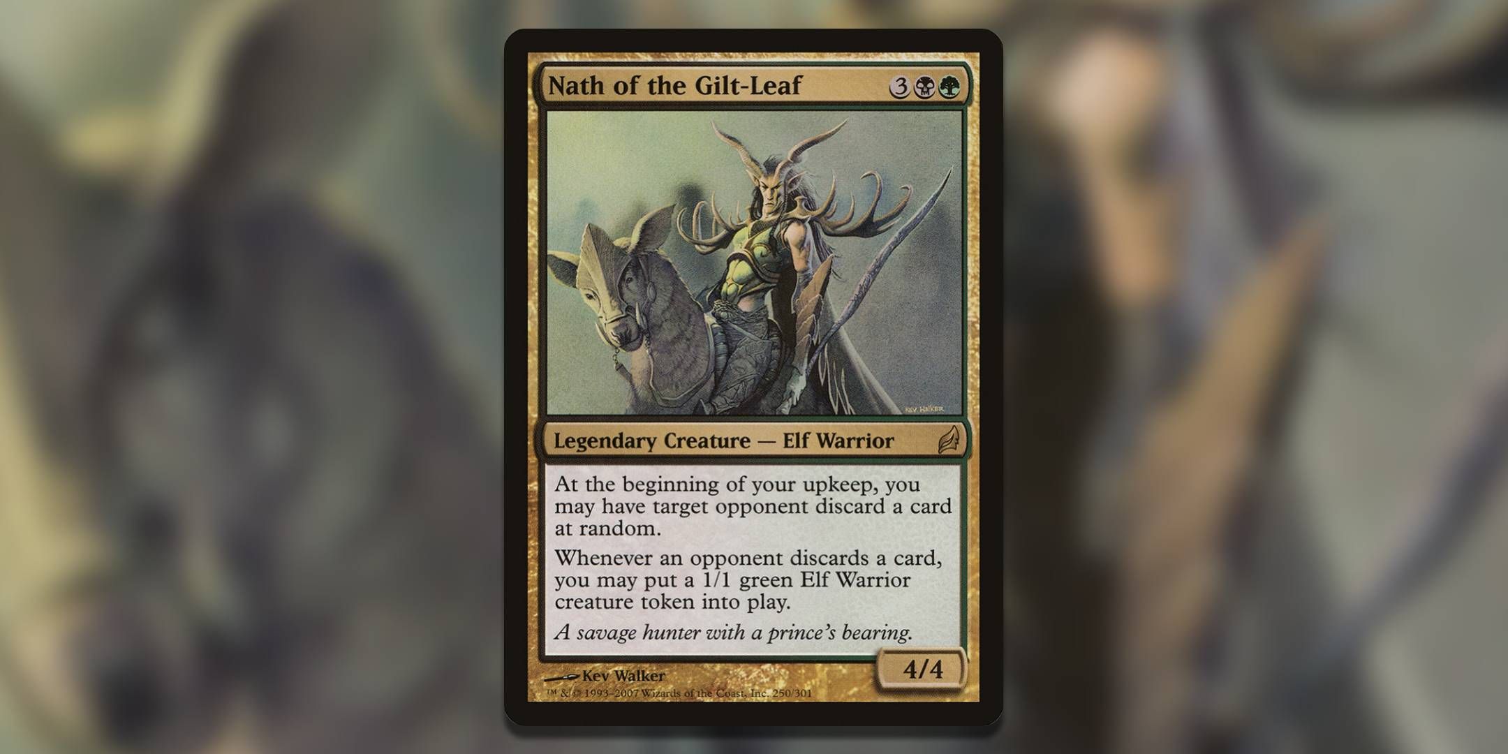 The Magic The Gathering card Nath of the Gilt Leaf by Kev Walker.