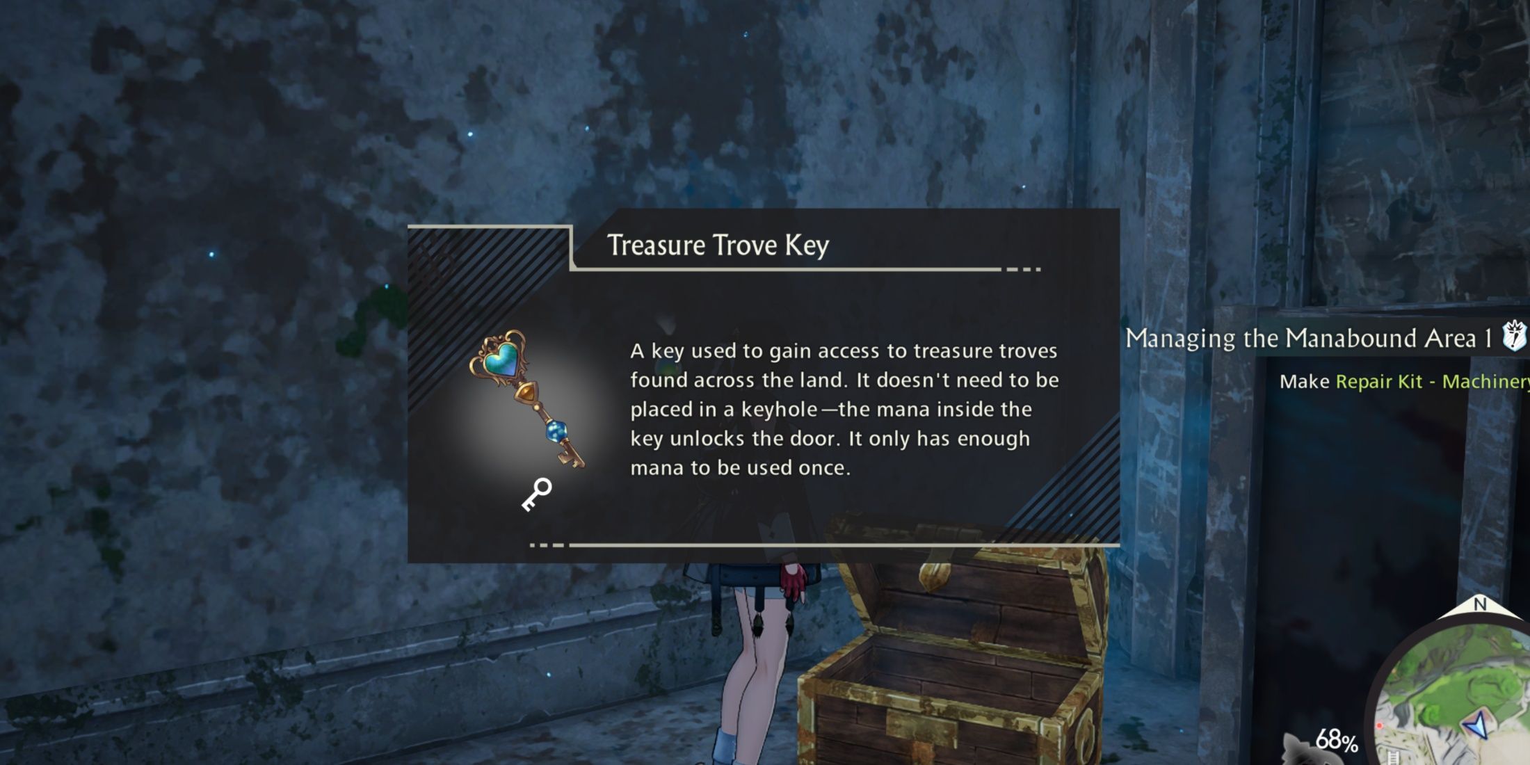 treasure trove key atelier yumia