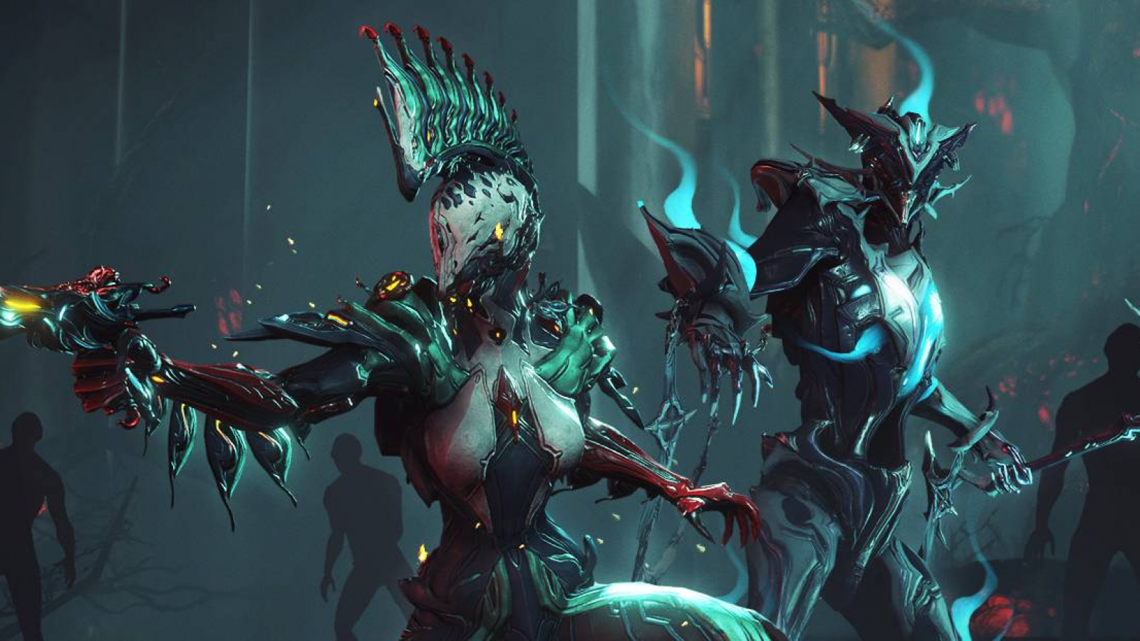 Warframe Ember and Nekros Deluxe Skins