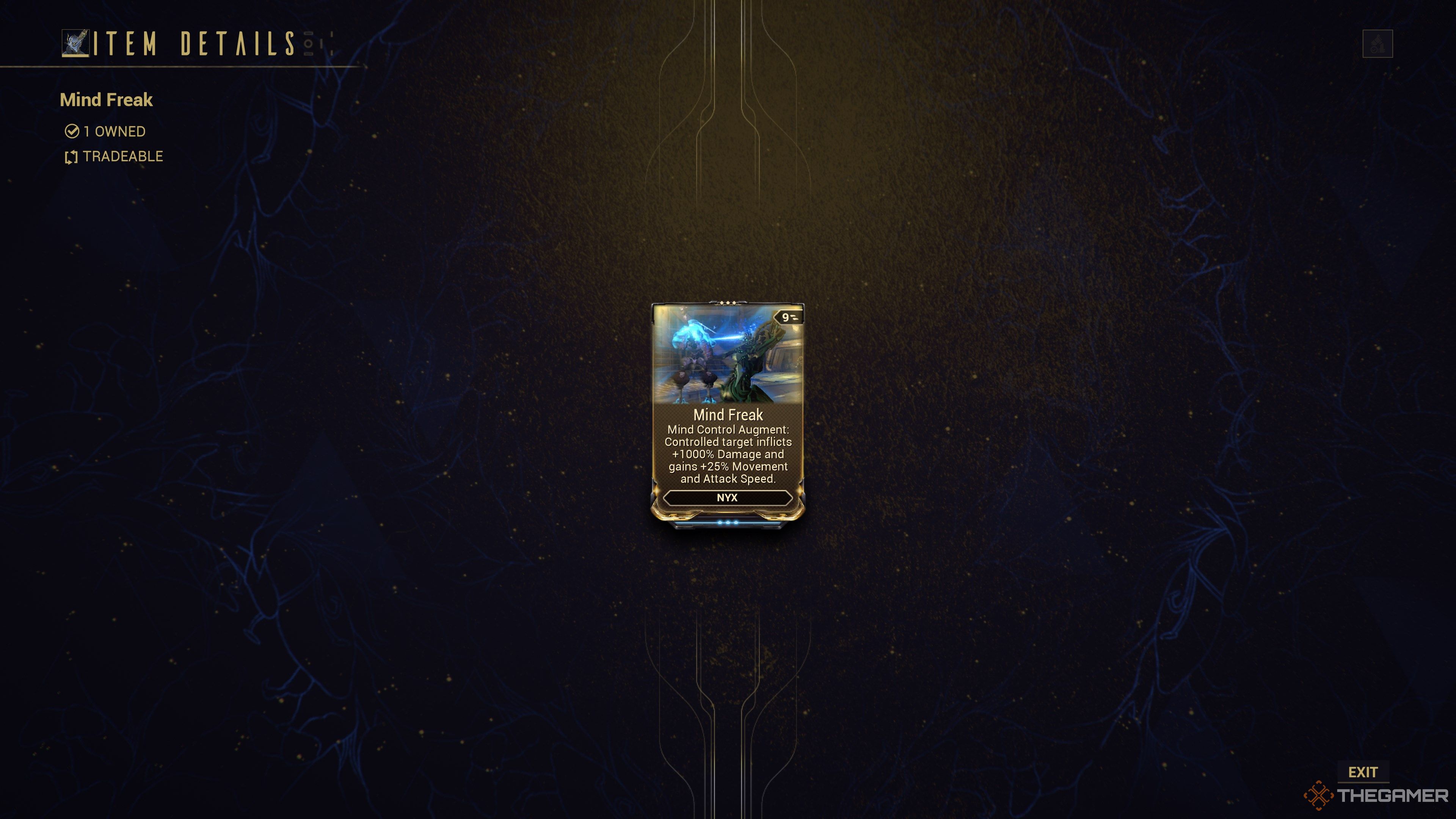Warframe Mind Freak Augment