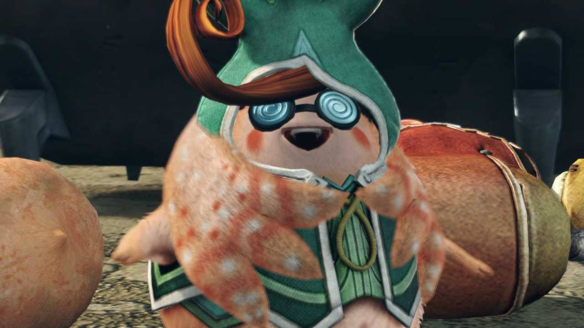 A screenshot of the Nopon character Tatsu in Xenoblade Chronicles X: Definitive Edition.