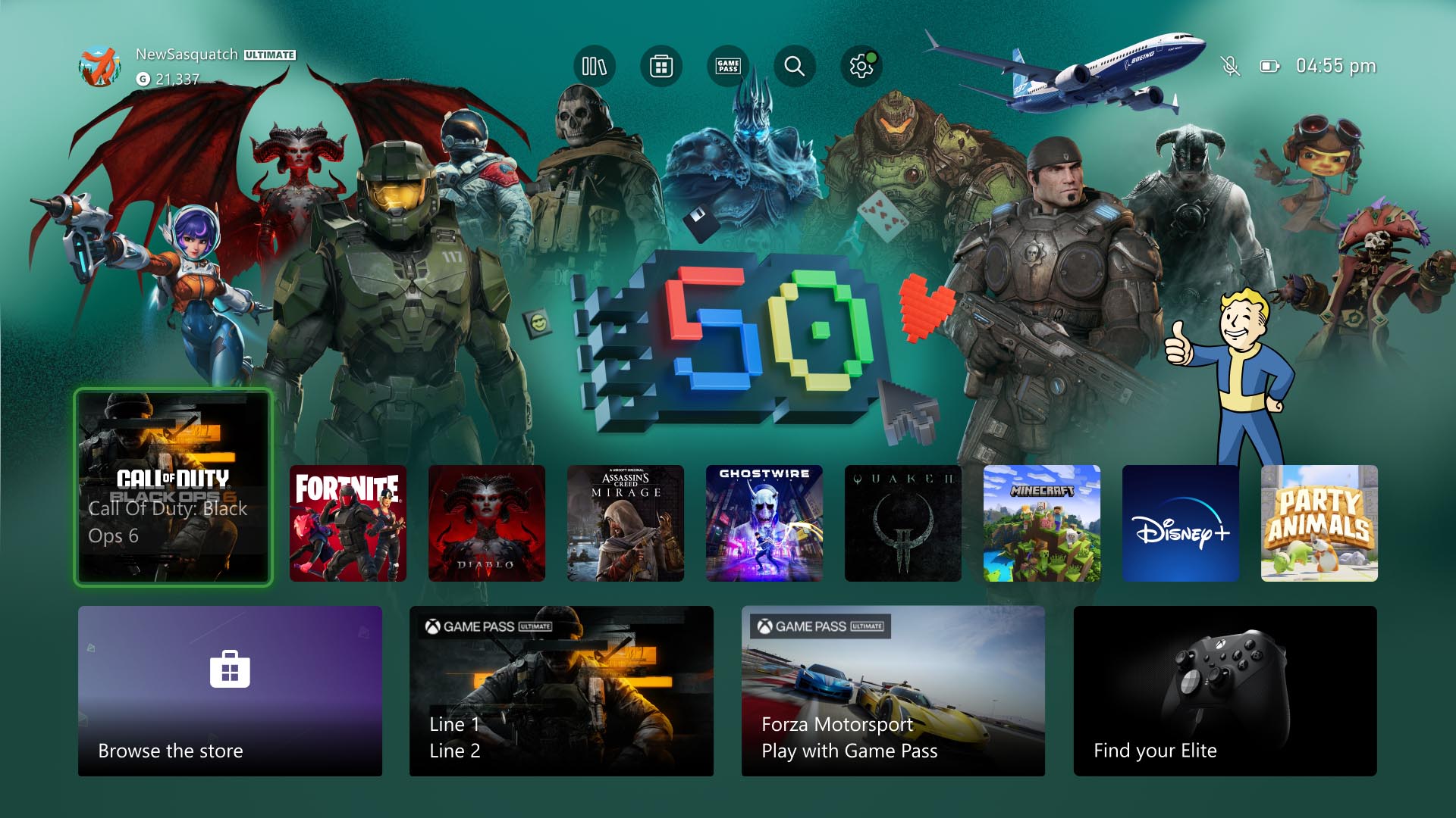 Microsoft 50th Anniversary Background Image