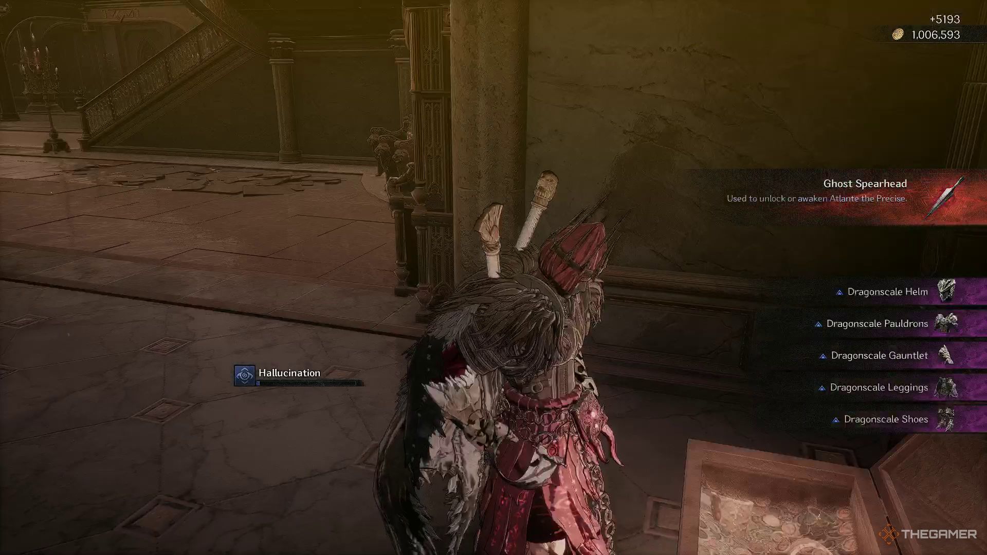A Ghost Spearhead found in chest in The First Berserker: Khazan.