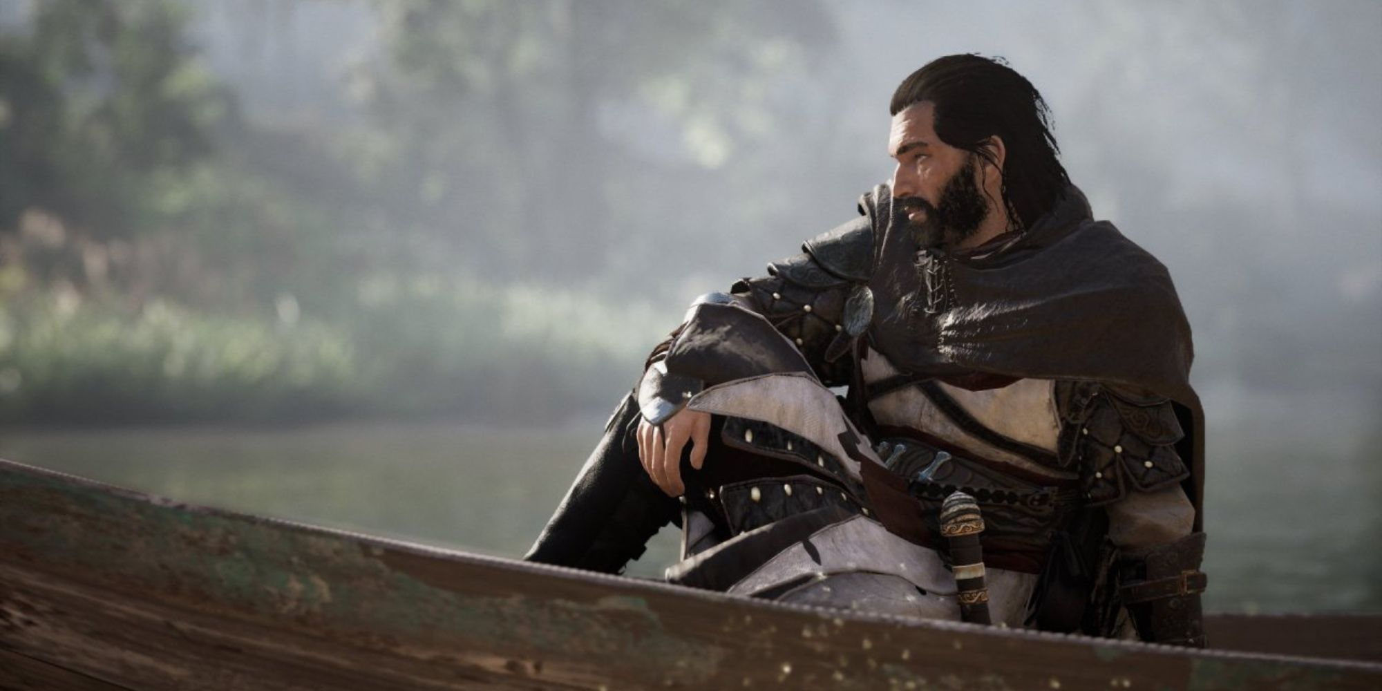 Assassin's Creed Valhalla screenshot of Basim looking into the distance.