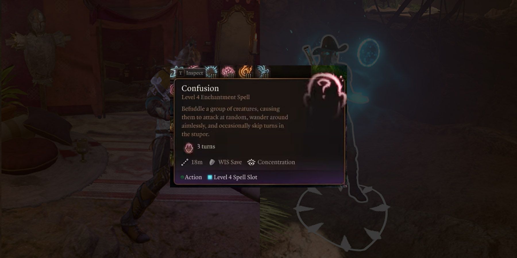 Confusion Spell in Baldur's Gate 3