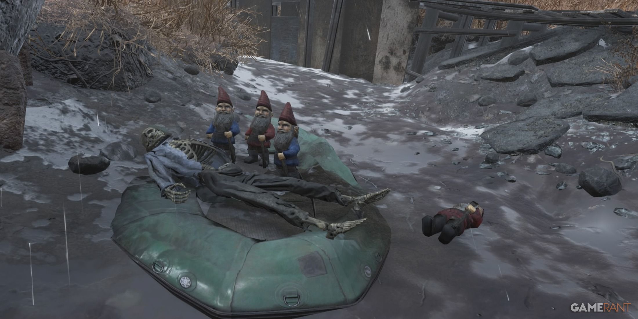 4 Garden Gnomes