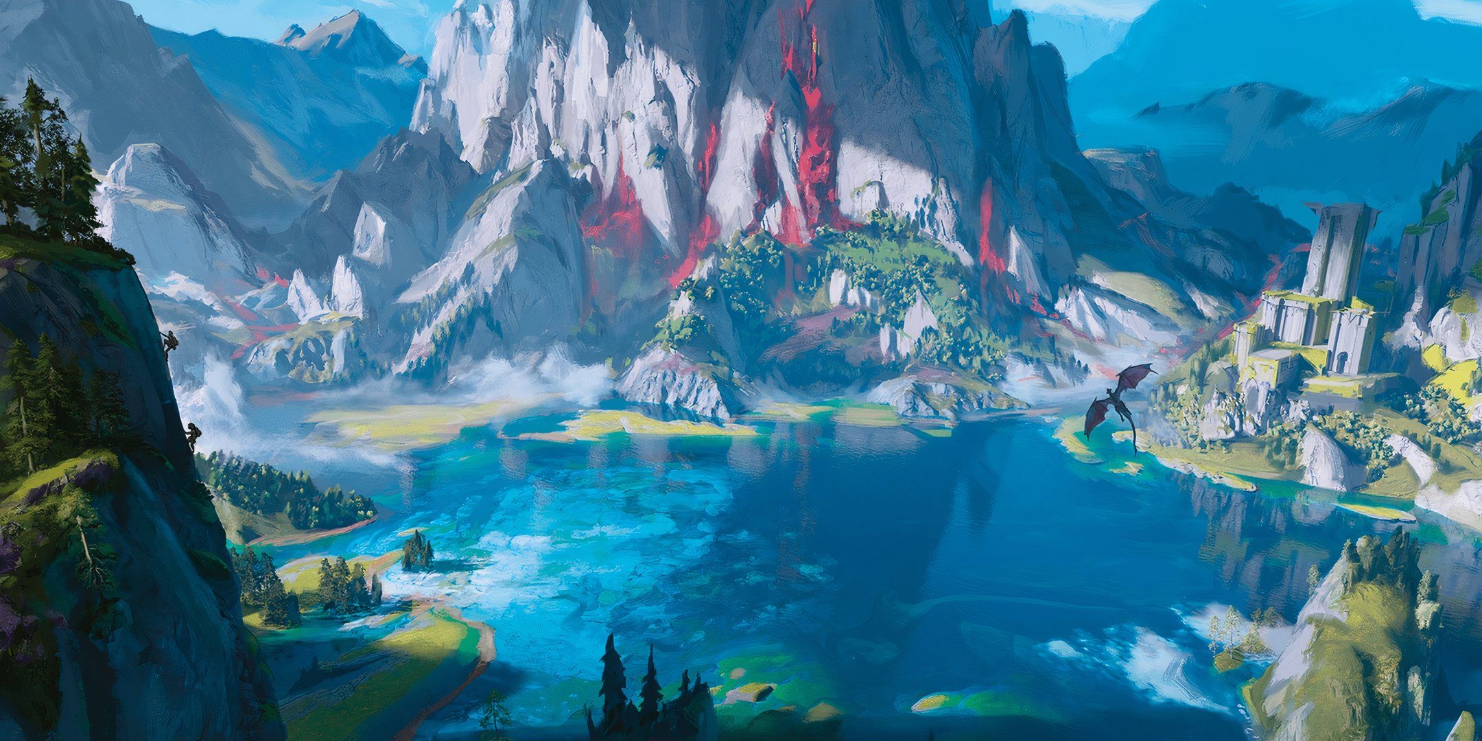 An oasis known as the Hellfurnaces in Dungeons & Dragons. 