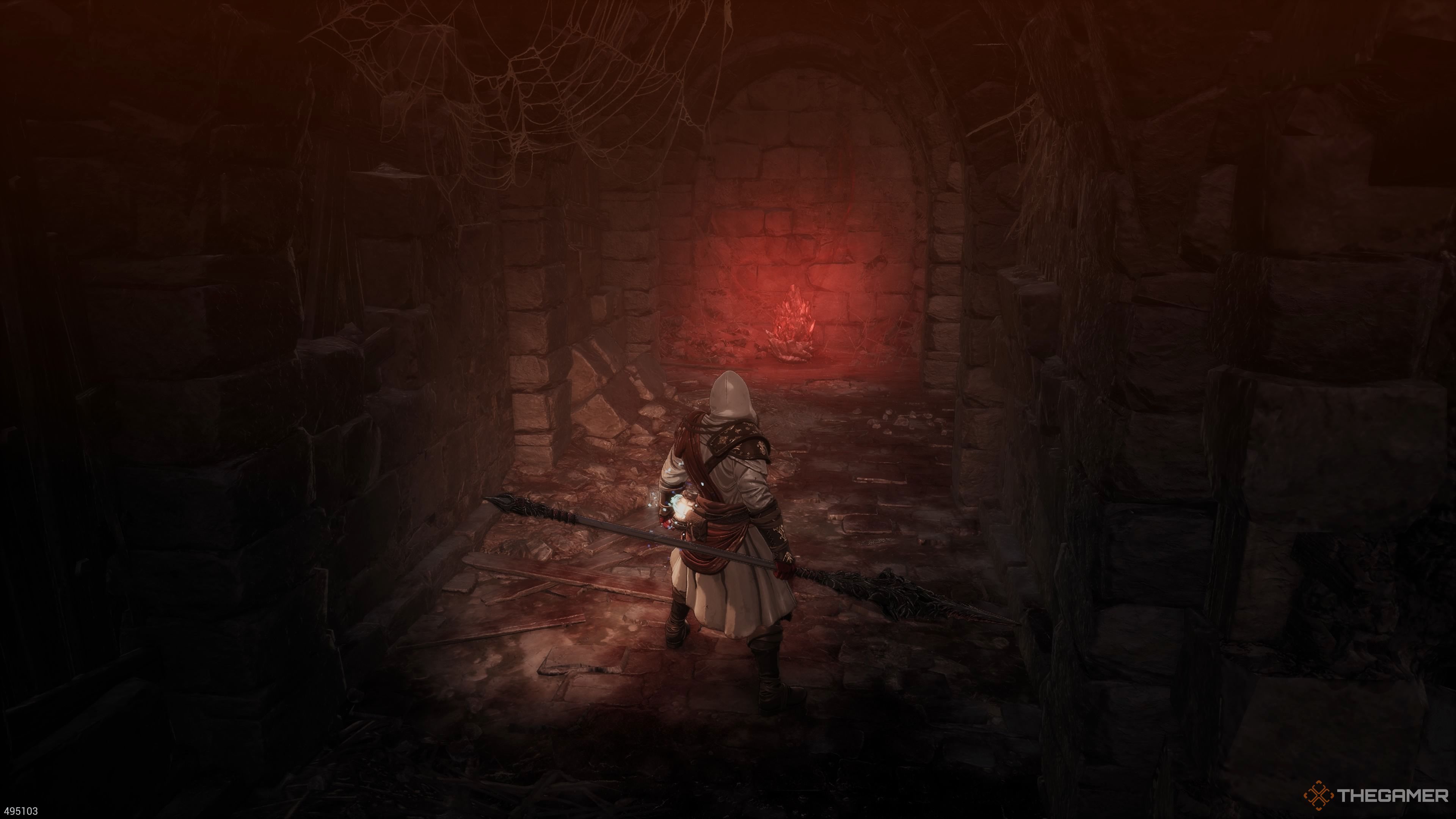 The first Soulstone in the Corruptors’ Fortress mission of The First Berserker Khazan.
