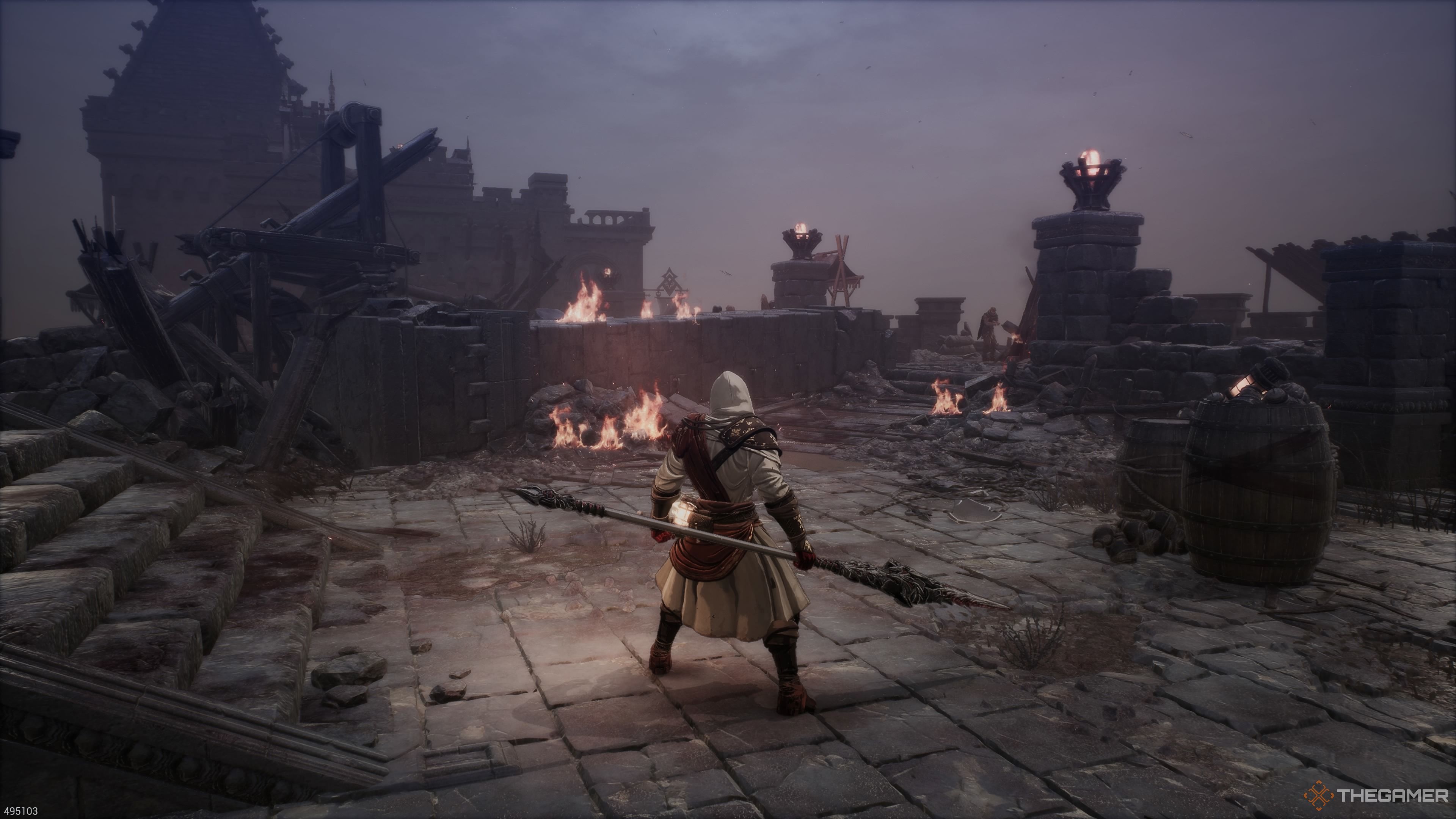 The Vaisar Watchtower section of the Corruptors’ Fortress mission of The First Berserker Khazan.