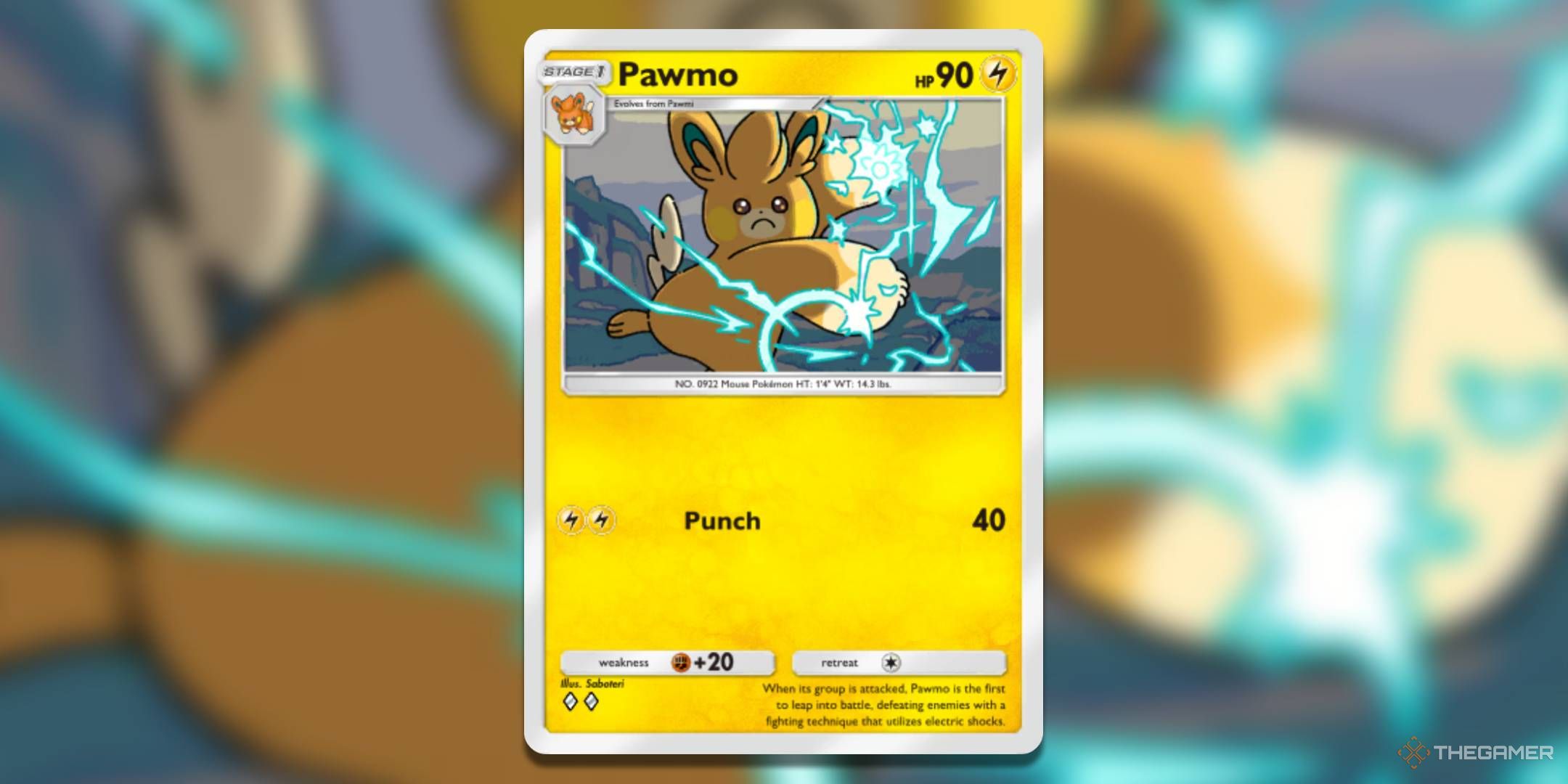The Pawmo card, from Shining Revelry.