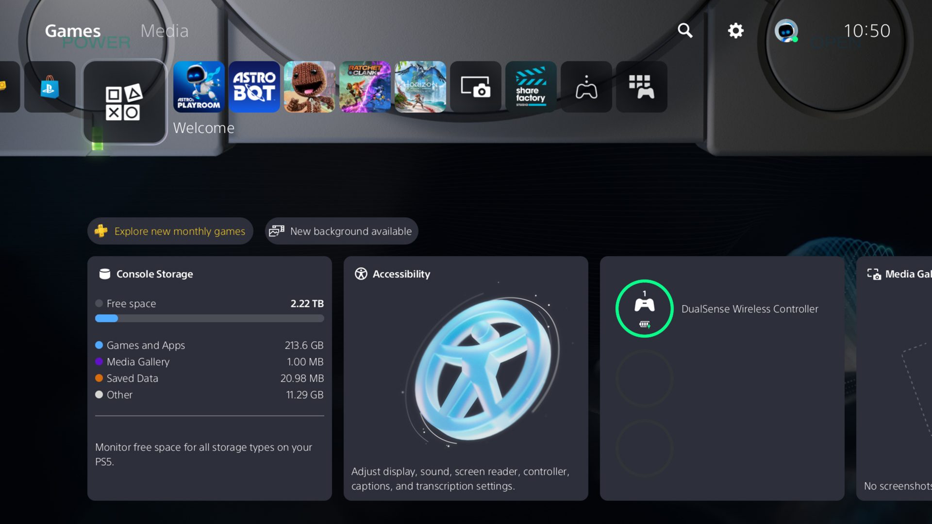  "Classic console designs main menu customization"