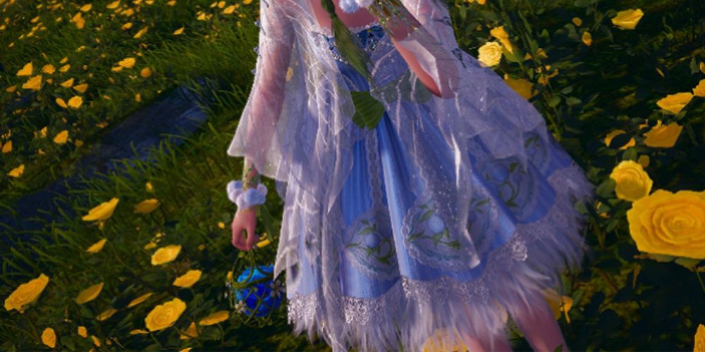 A Miraland Collection outfit by Kosma includes the Fortune's Carriage handback in Infinity Nikki.