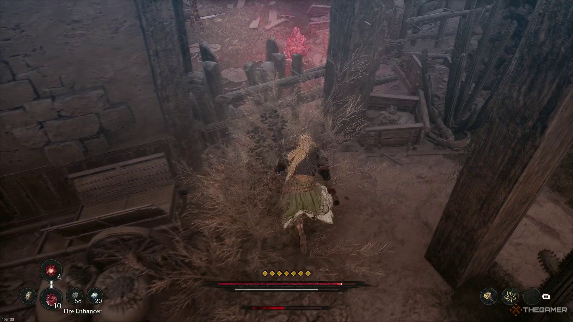 The image shows the first Soul Stone of Linon Mines in The First Berserker: Khazan.