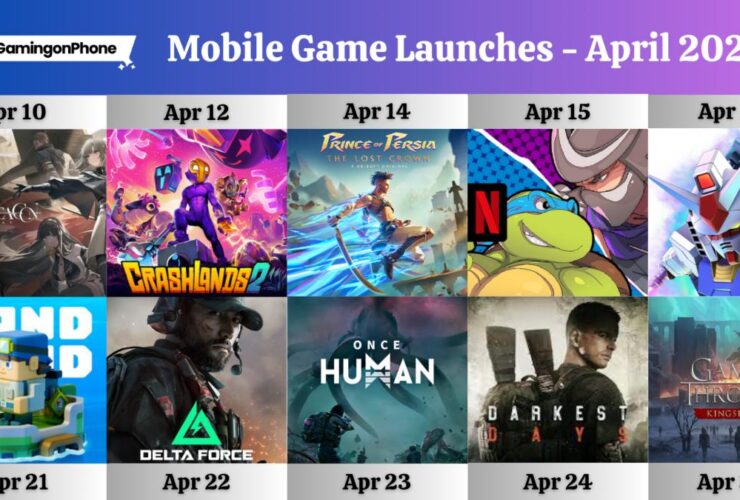 Copy of Mobile Game Launches - April 2025