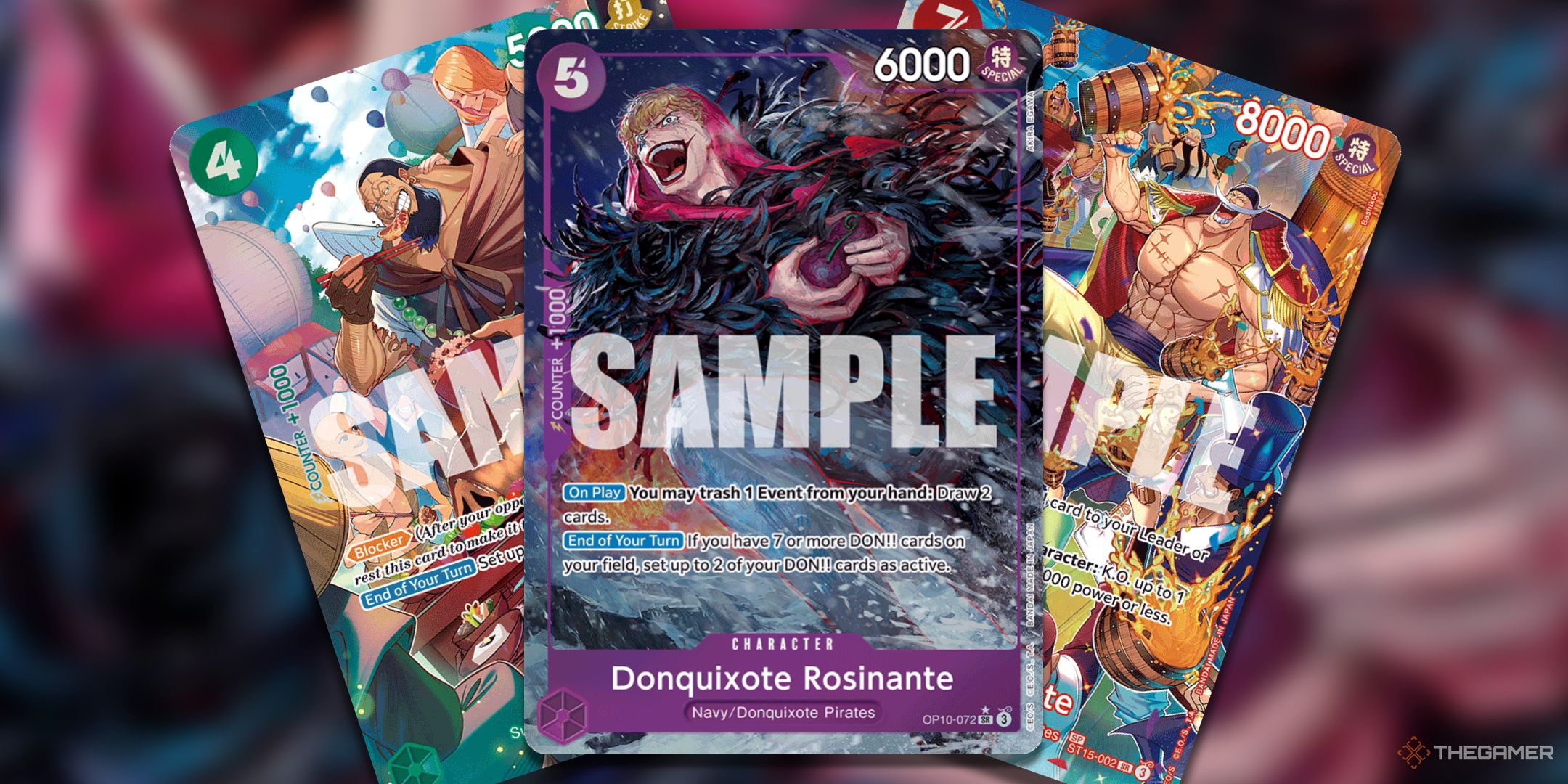 Rosinante, Urouge, and Newgate from Royal Blood.
