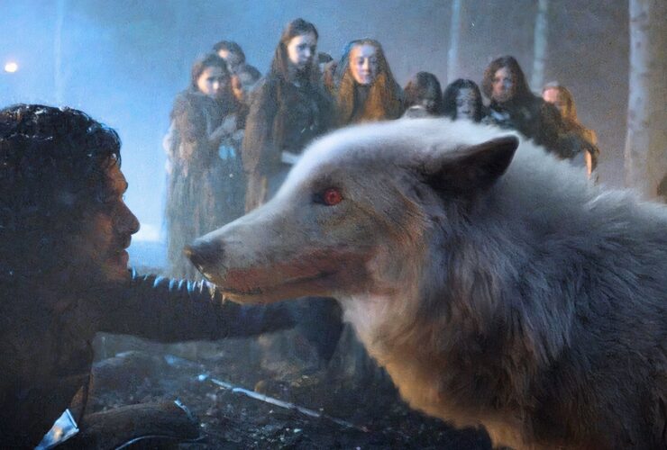 Game of Thrones Fans Baffled at George R.R Martin's Involvement in Creating Real-Life Dire Wolves