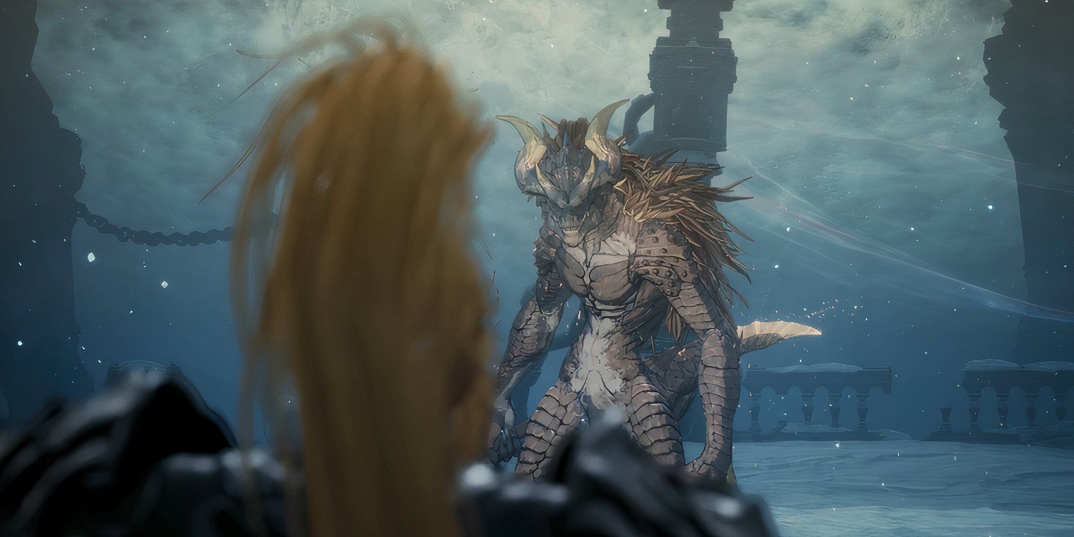 The First Berserker Khazan Viper Dragonkin Boss Phase One Cutscene