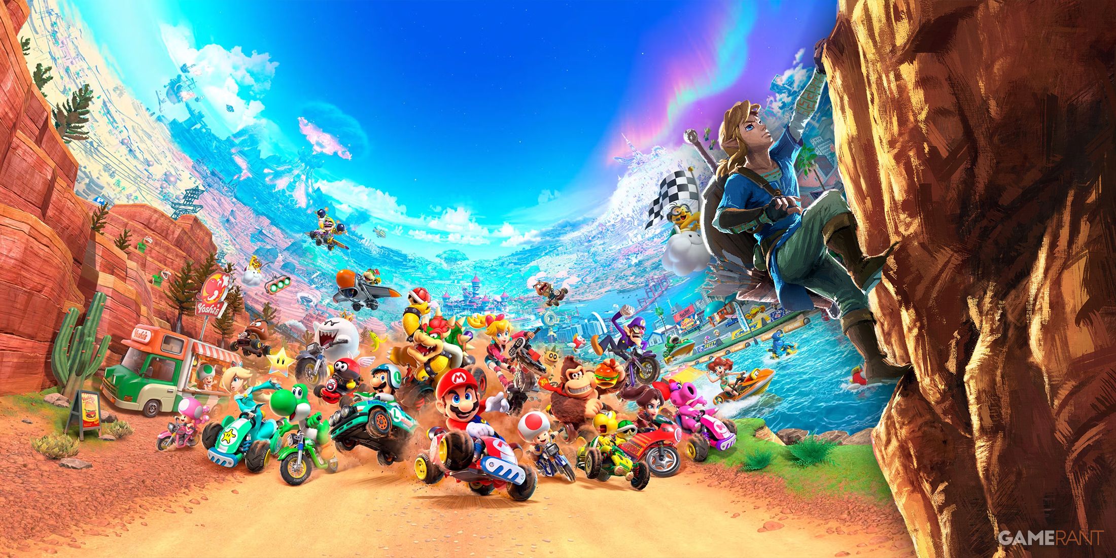 Mario Kart World Breath of the Wild