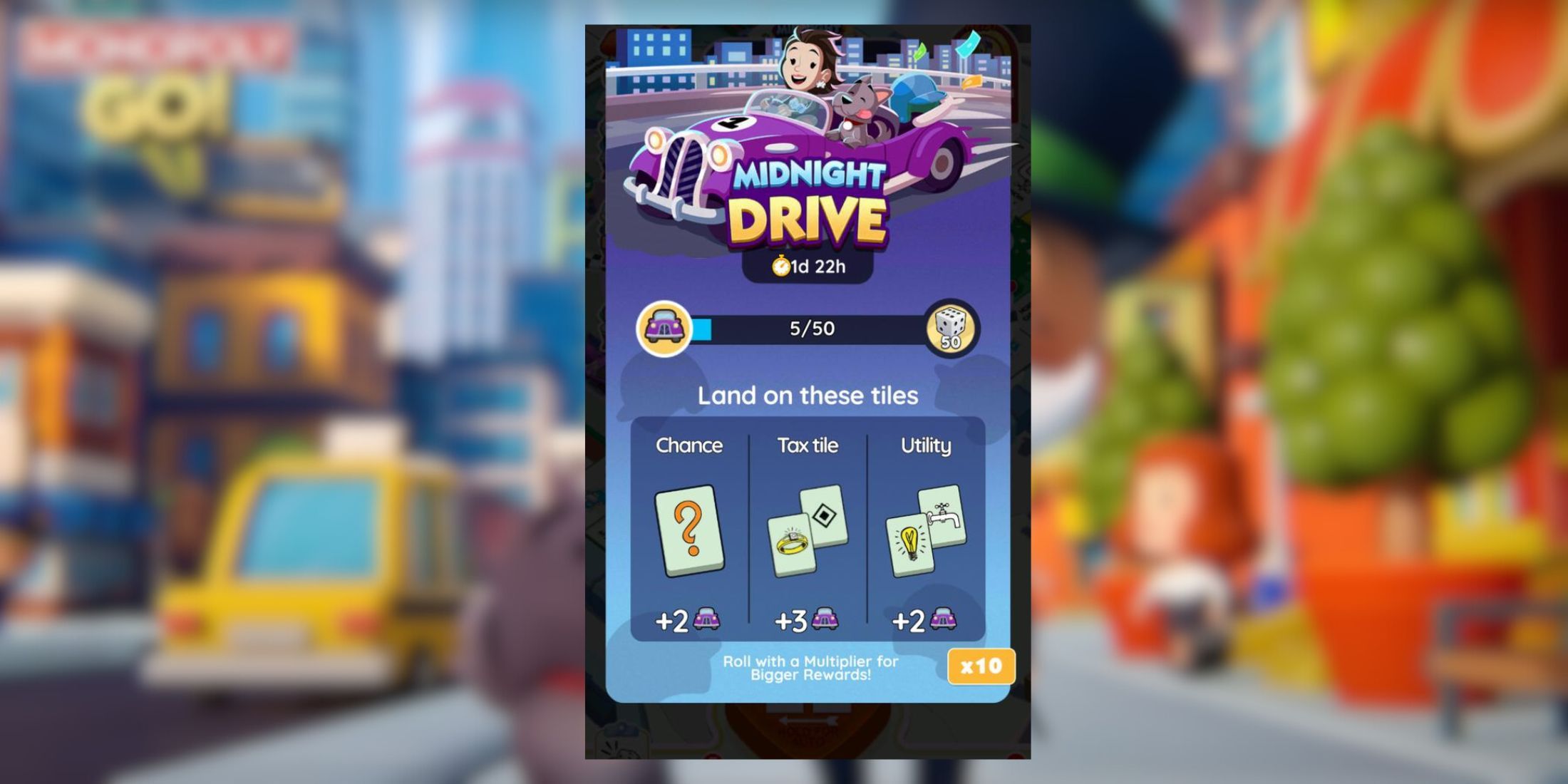 midnight drive monopoly go 