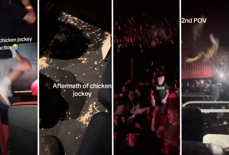 Minecraft Movie's Chicken Jockey Meme Causing Chaos At Theaters