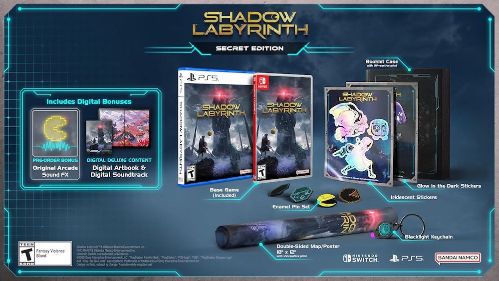 Pac-Man Fans Can Preorder Shadow Labyrinth Secret Edition For Only $60