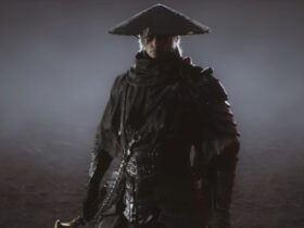 Phantom Blade Zero trailer screenshot of main character standing in gray background