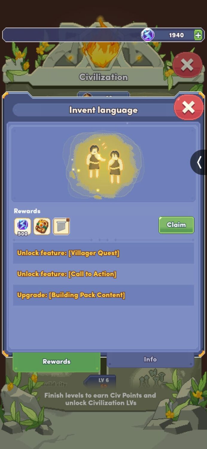 Pixel Civilization will challenge you with interesting tasks
