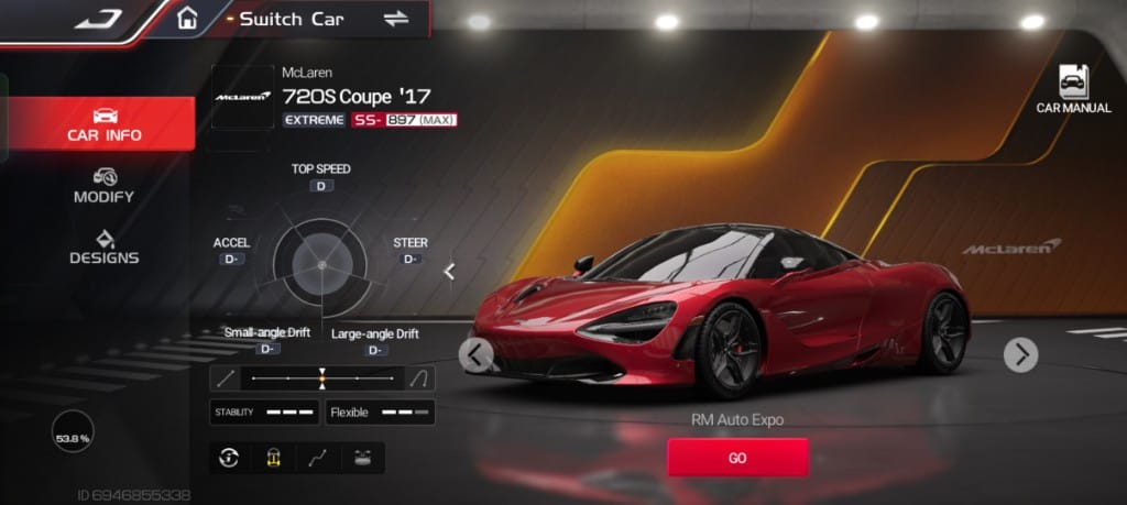 Racing Master McLaren 720S Coupe