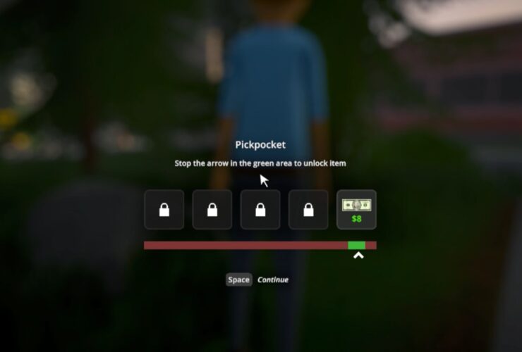 Schedule 1: How to Pickpocket