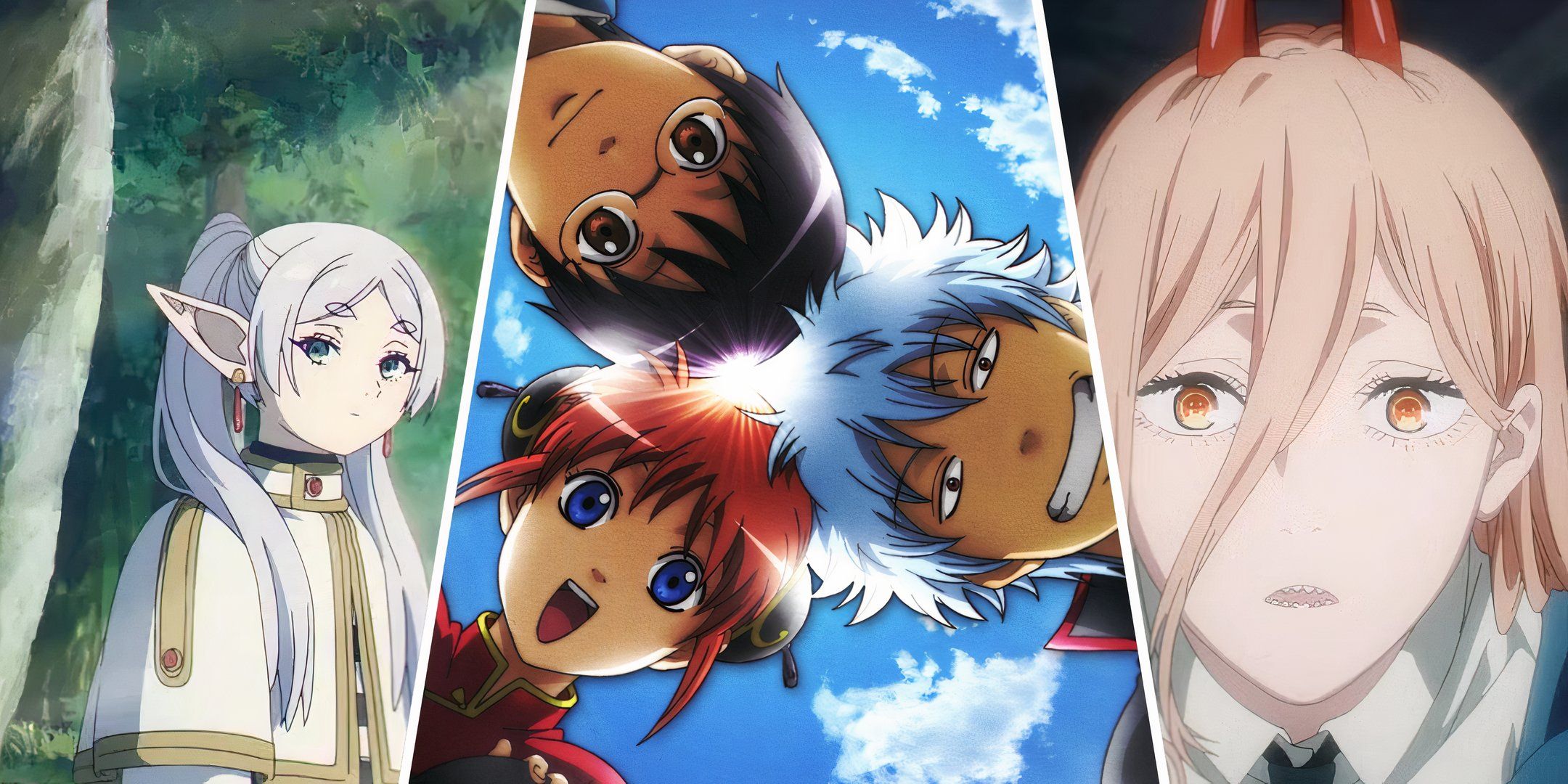Frieren, Odd Jobs from Gintama, and Power from Chainsaw Man.