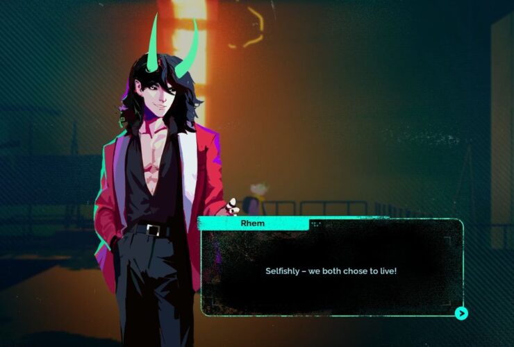 Possessor(s) screenshots of Rehm in conversation and Luca in combat