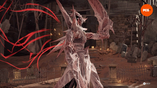 AI Limit review: An example of a Necro boss in the early hours of AI Limit.