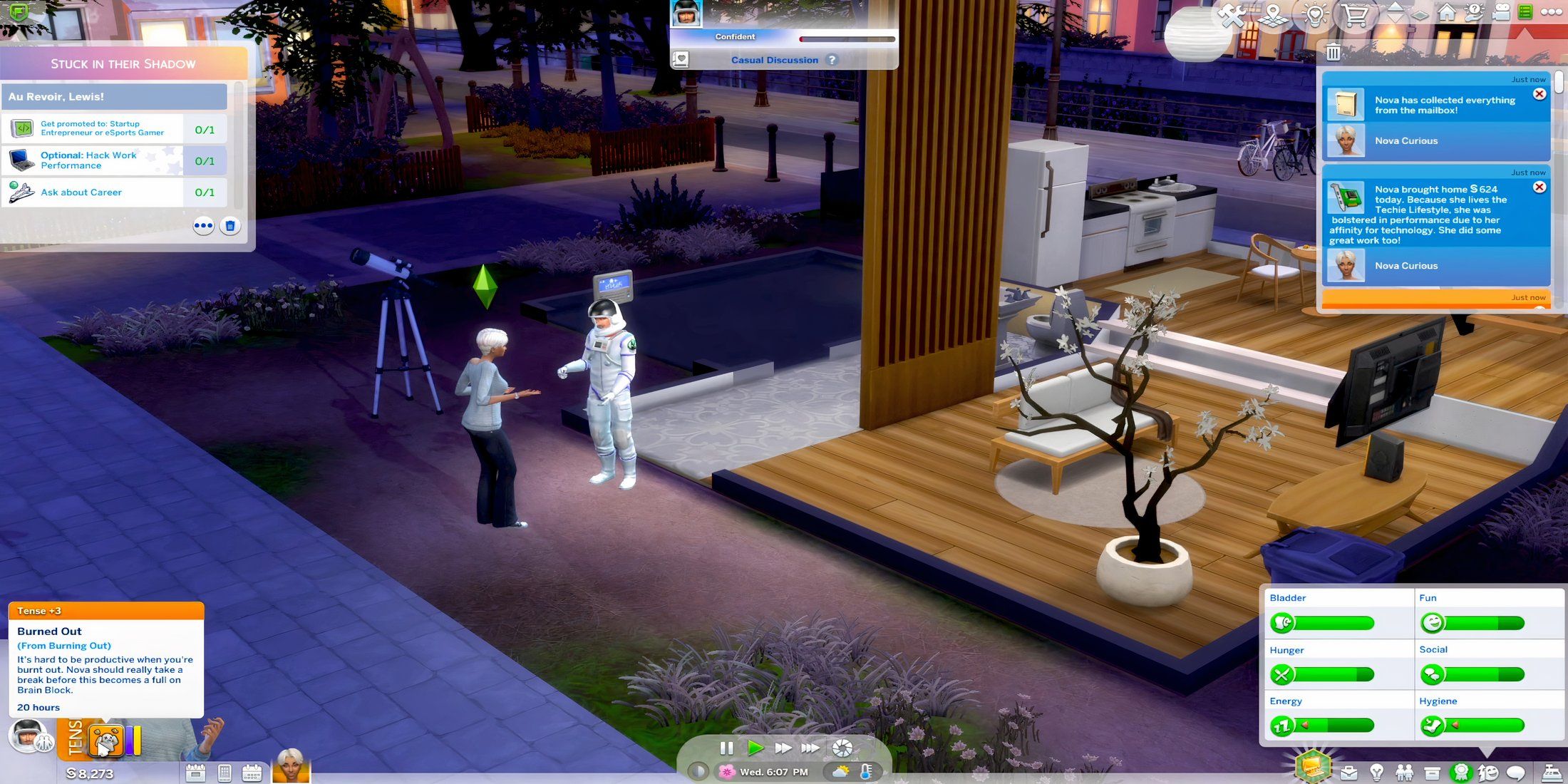 Astronaut Talking Sims 4