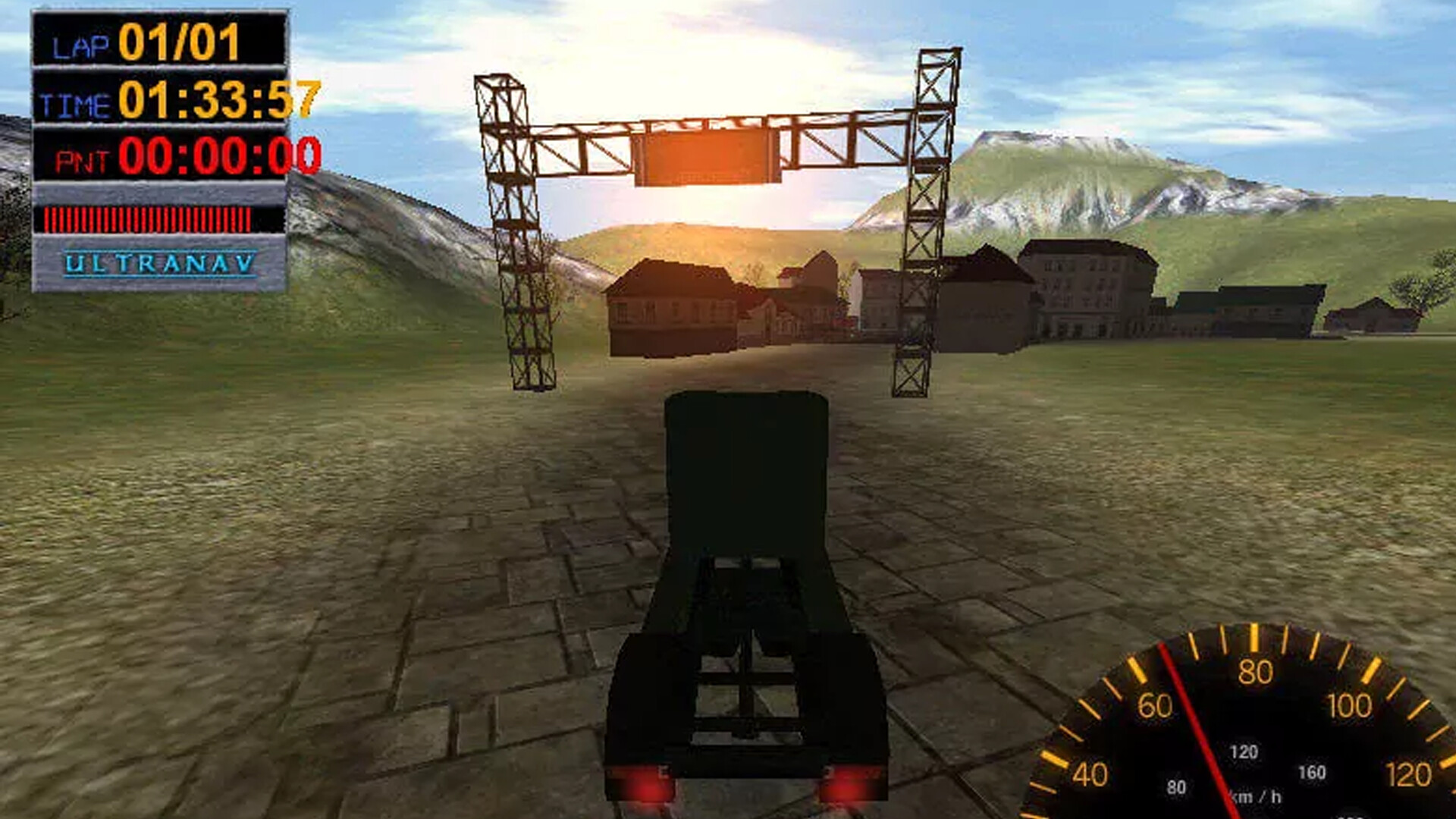 Big Rigs Over The Road Racing Steam: A truck from racing game Big Rigs