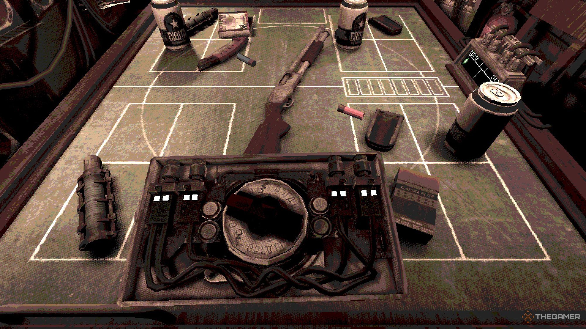 The inverter in Buckshot Roulette.