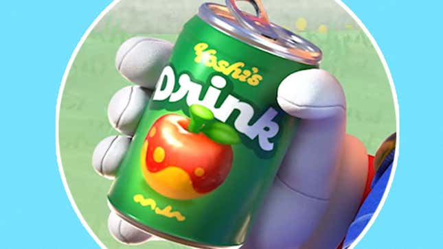 Image for article titled So What The Hell Is Mario Drinking In Mario Kart World?