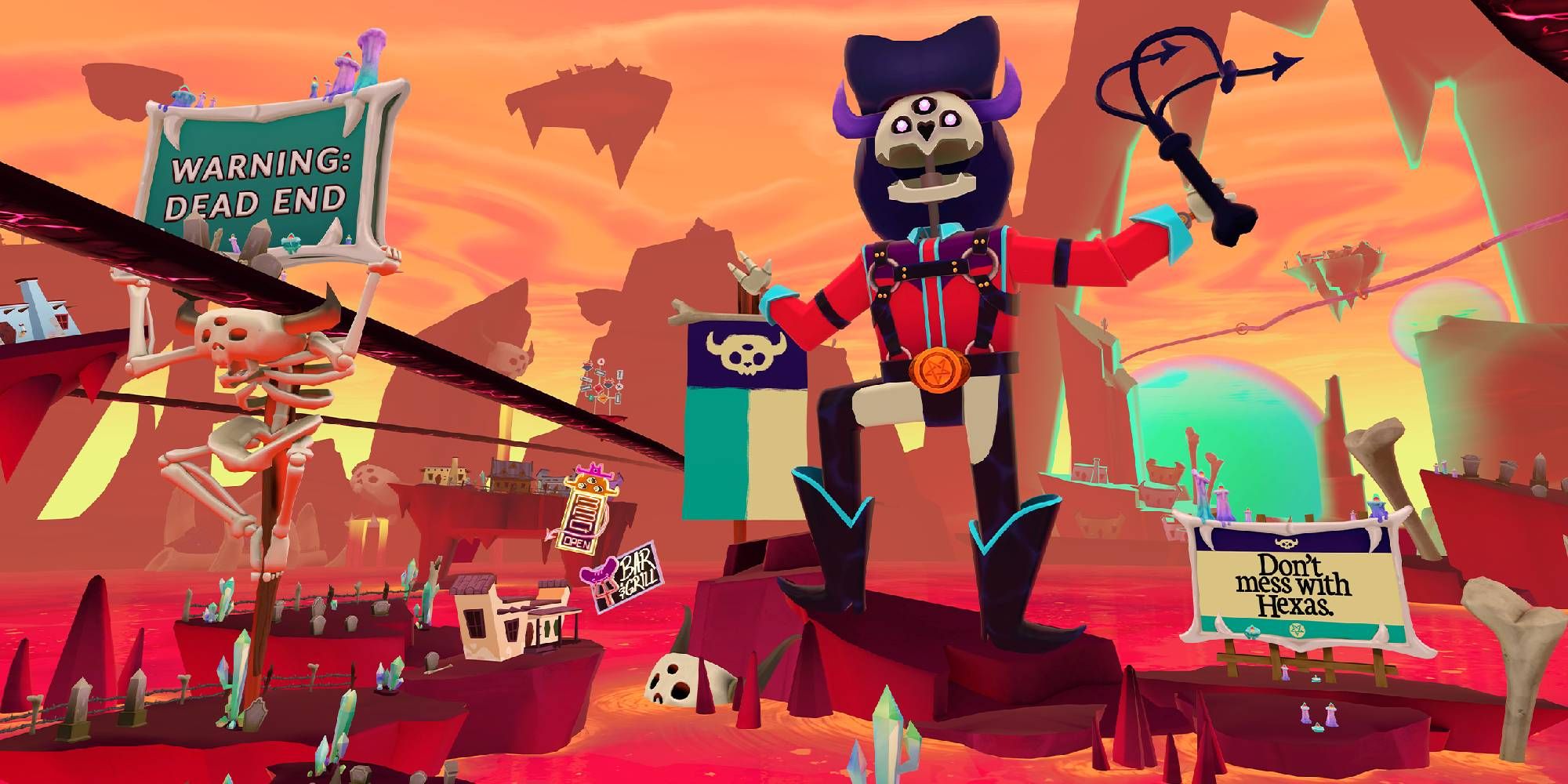 Dimensional Double Shift Hexas Skeleton
