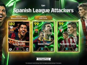 eFootball 2025 Epic Spanish League Attackers Suarez, Villa, Torres