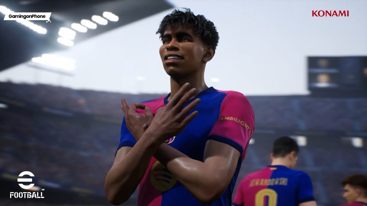 eFootball 2025 Lamine Yamal gameplay cover, eFootball 2025 v4.4.0 update