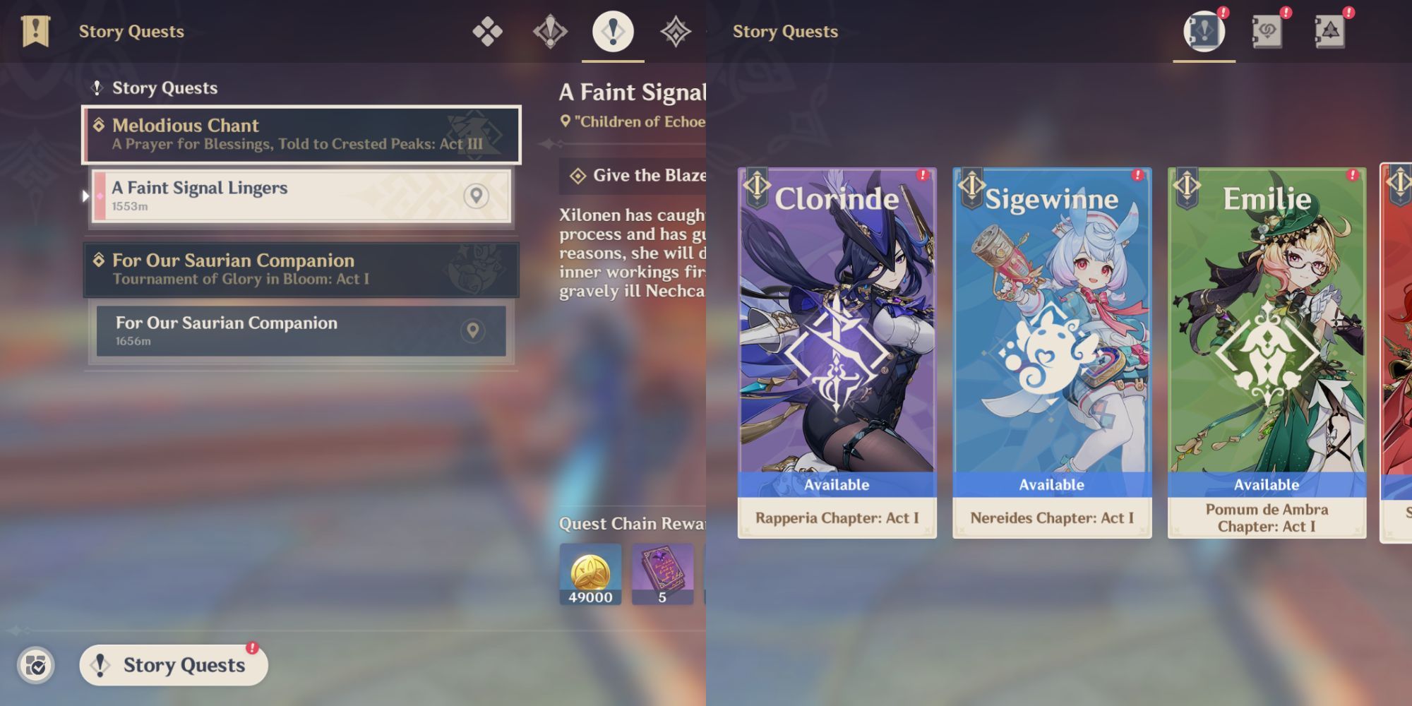 Genshin Impact-Complete As Many Quests As You Can