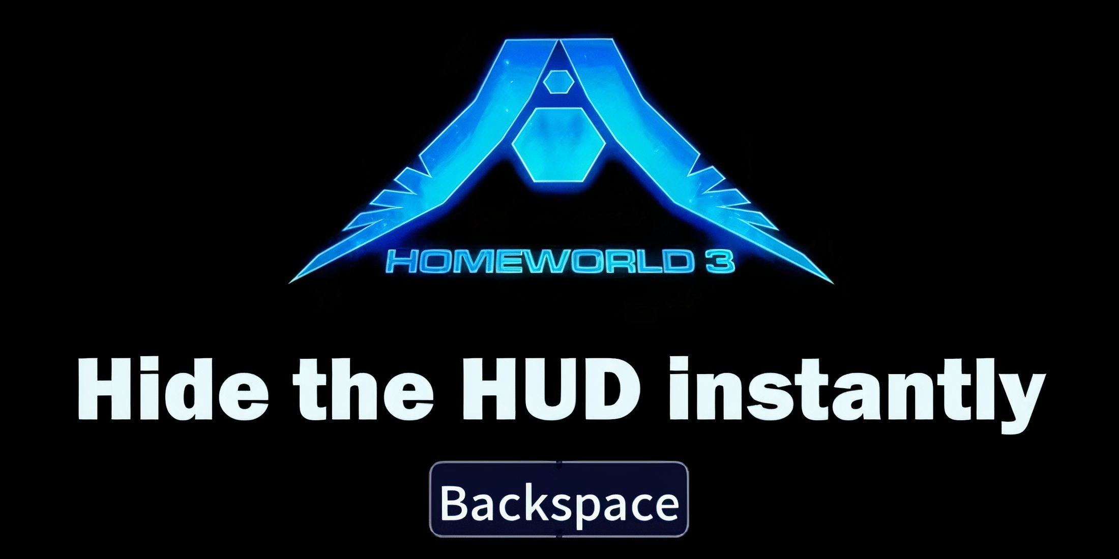 Hide HUD Instantly Mod For Homeworld 3