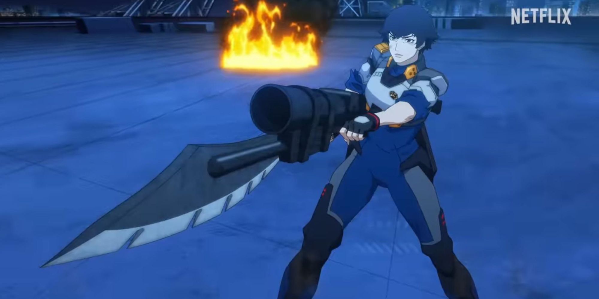 Lady wielding Kalina Ann in the Devil May Cry show.