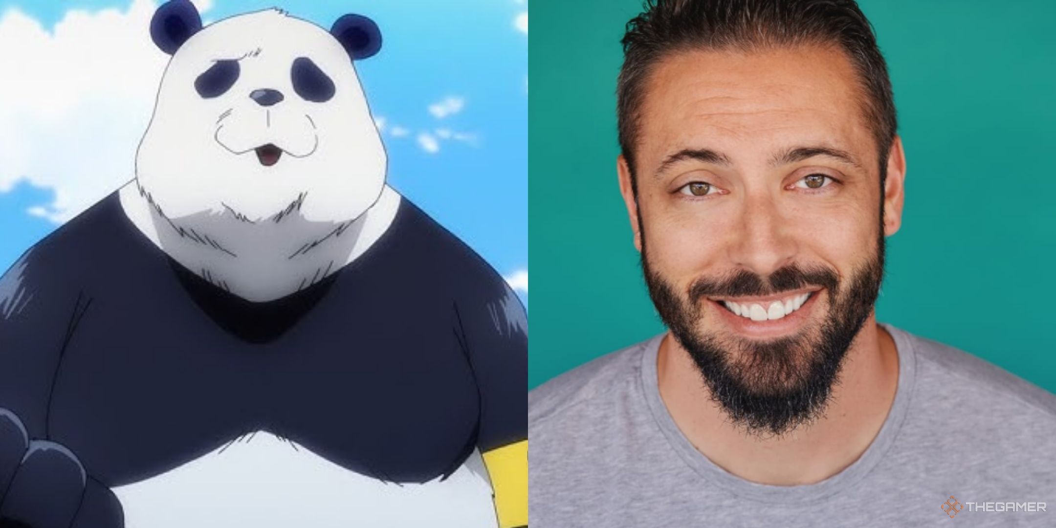 Matthew David Rudd and Panda from Jujutsu Kaisen.
