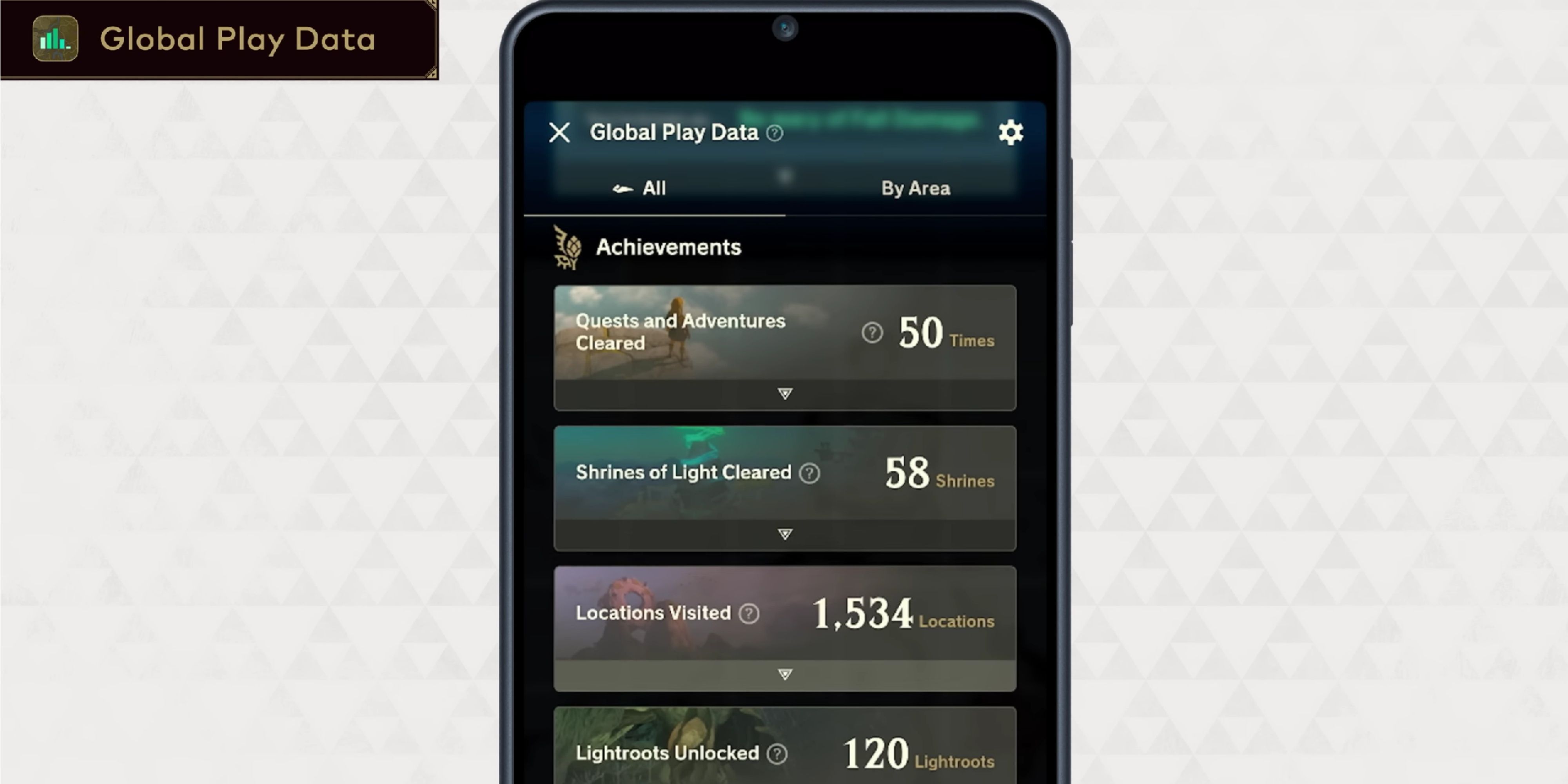 tears of the kingdom achievements in the zelda notes section of the nintendo app.