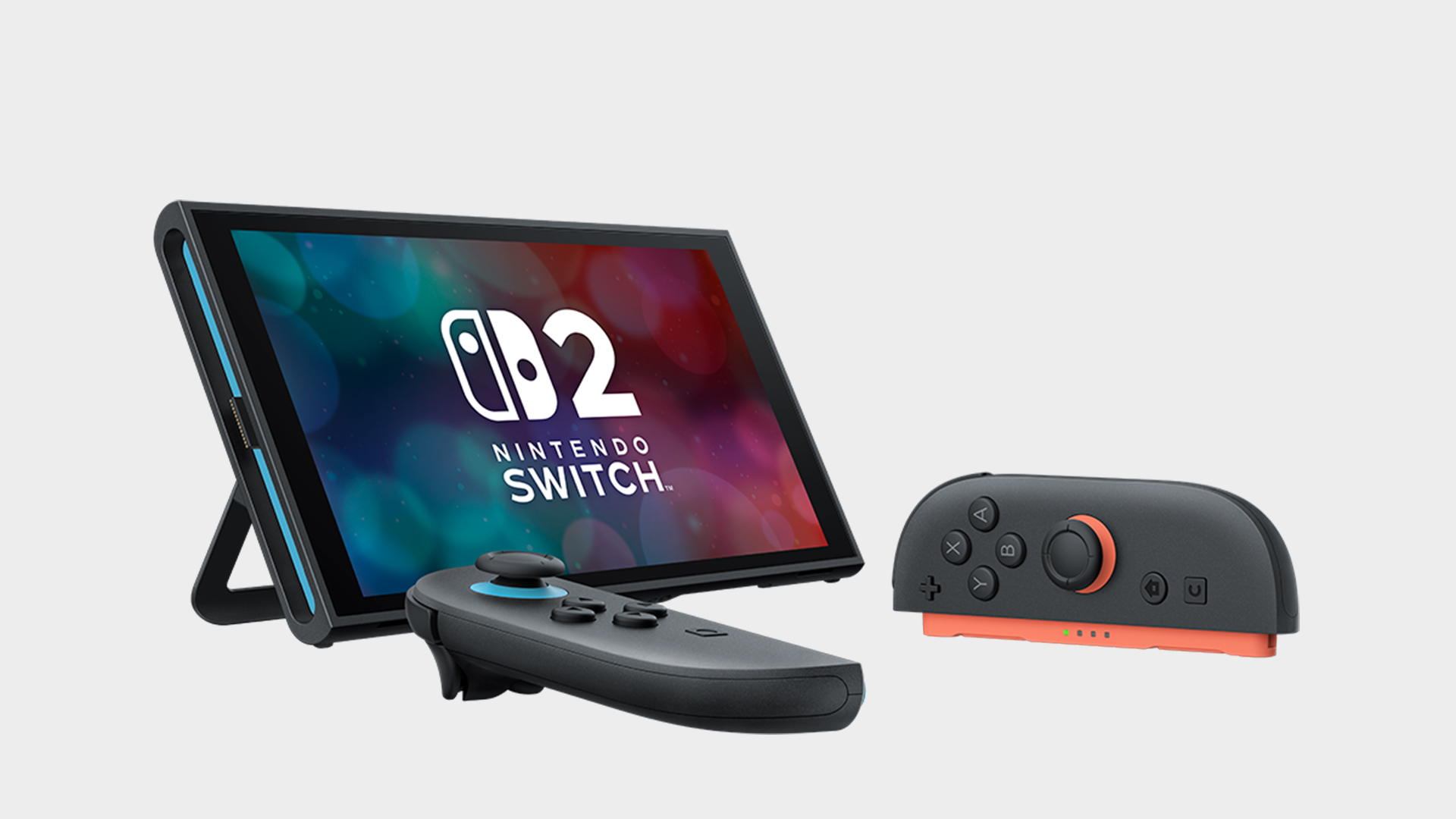Nintendo Switch 2 tabletop mode with Joy-Cons